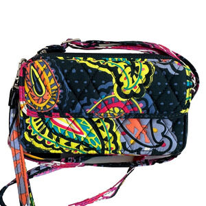 Vera Bradley Twilight Paisley All In One Crossbody for iPhone 6, 7, 8 Wallet NEW